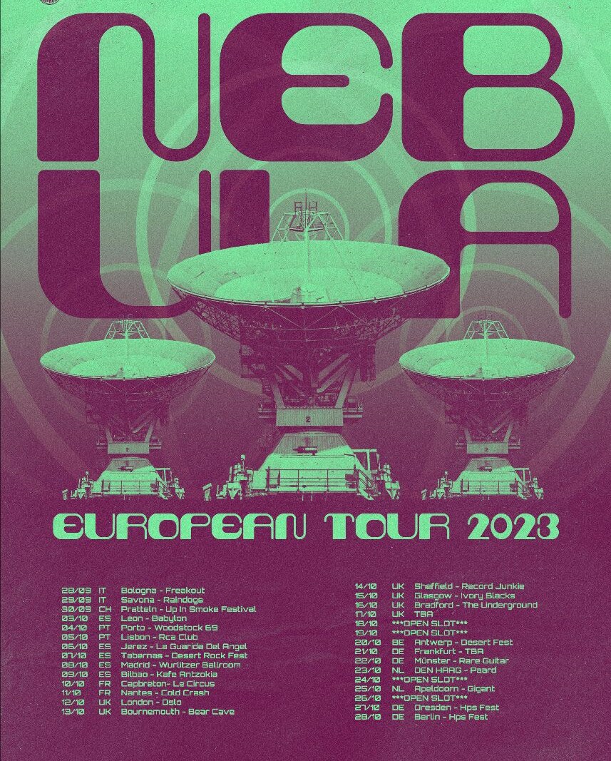 NEBULA: European tour and festivals announced!