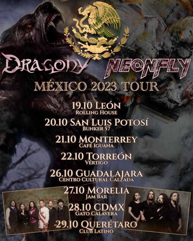 Neonfly and Dragony join forces for headline tour in Mexico!