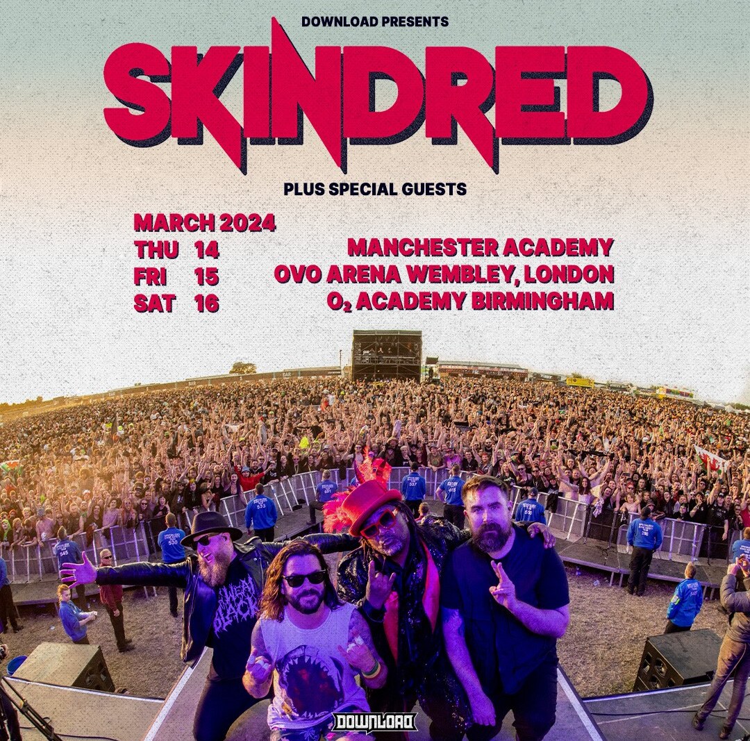 Skindred announce Wembley Arena headline show