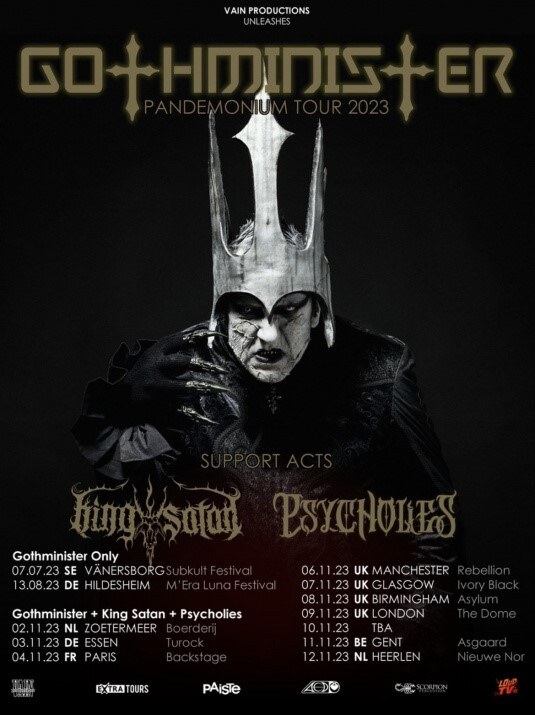 Gothminister Unleashes Music Video For Brand New Single ‘I Am The Devil’!