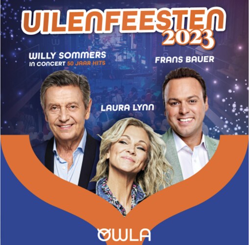 Willy Sommers, Laura Lynn en Frans Bauer verzorgen de ambiance op de Uilenfeesten 2023 in Brugge