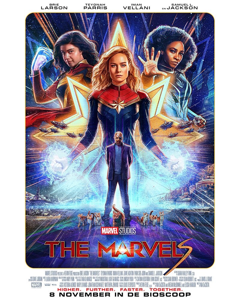 Ontdek nu de nieuwste trailer en poster voor "The Marvels"