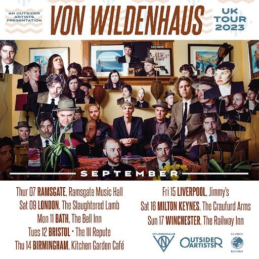 Von Wildenhaus - Avant-pop artist releases "Ghost Moon" || + Announces UK Tour this September