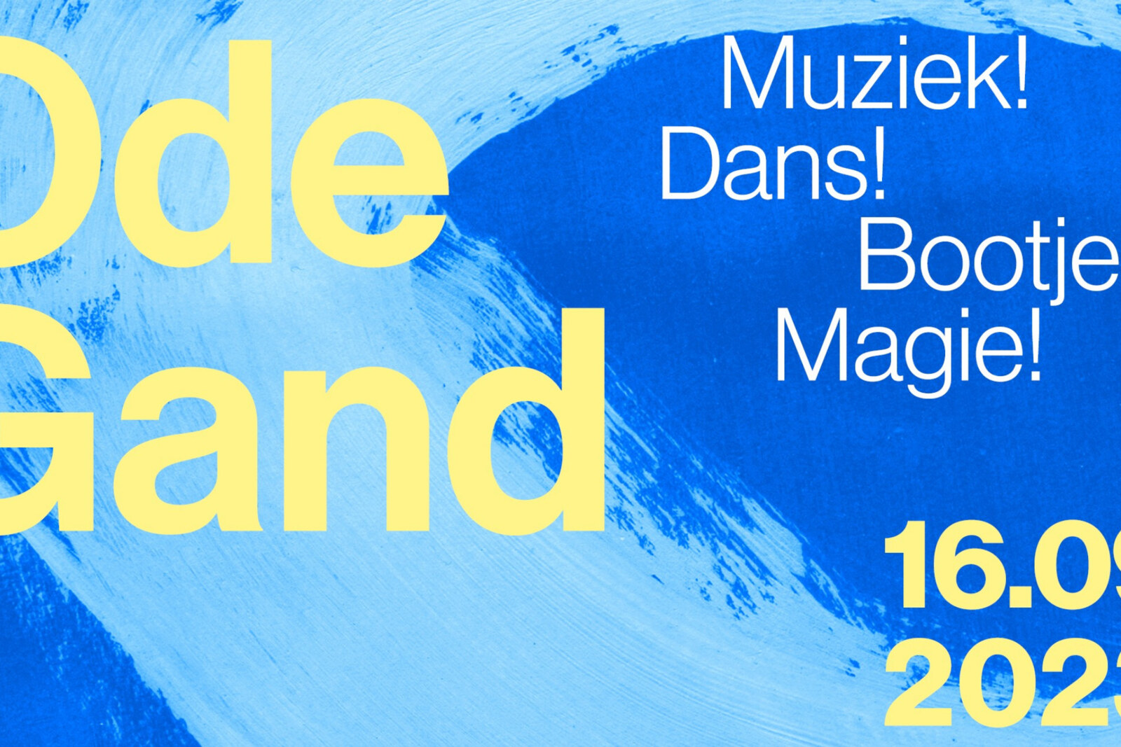 OdeGand Soirée verspreidt muziek over stadspleinen en langs het water op 16.09!