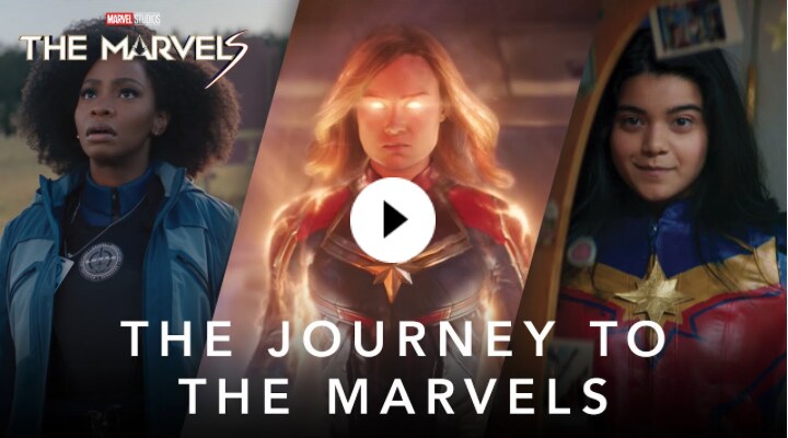 Ontdek nu de gloednieuwe featurette voor "The Marvels"