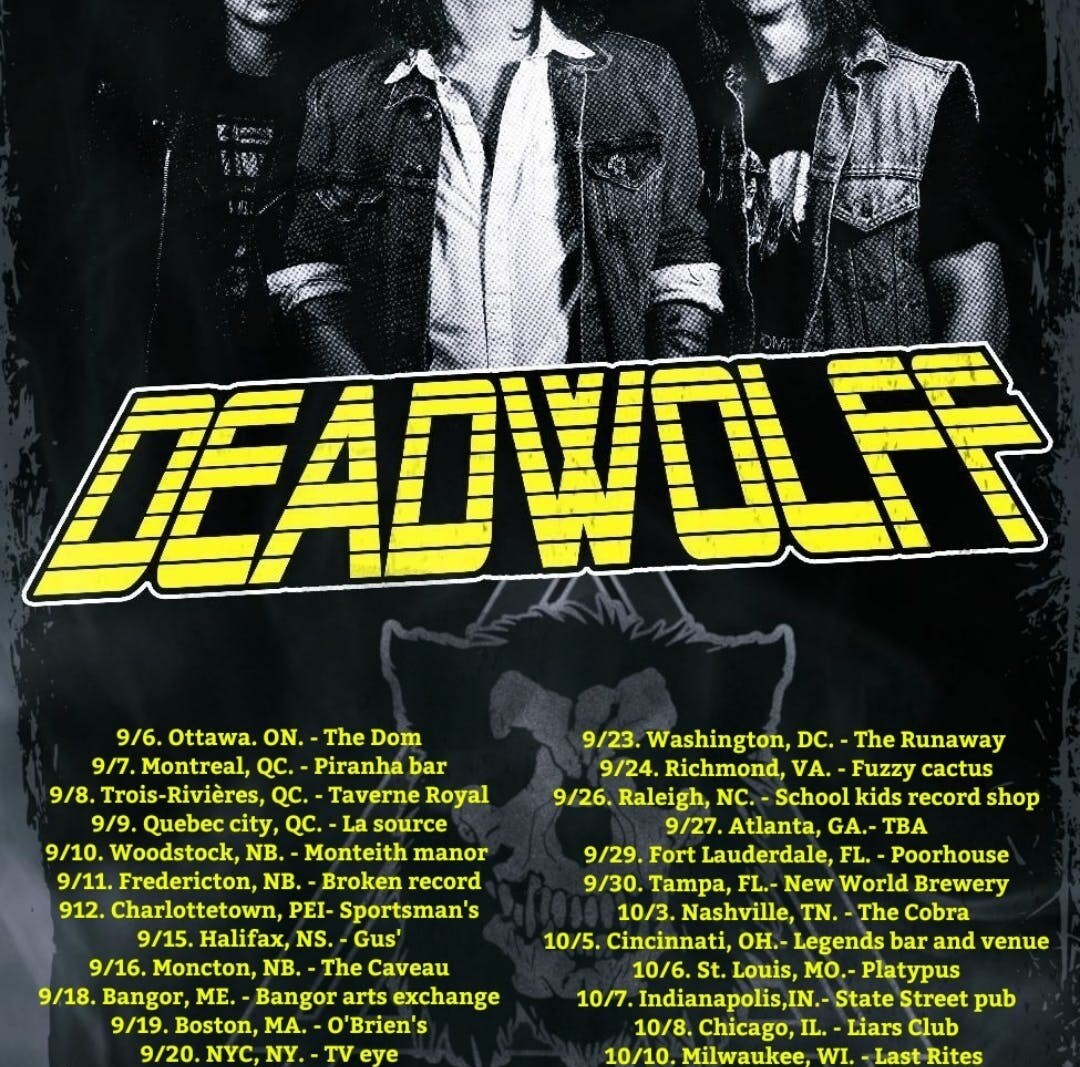Deadwolff Kicks Off "Heavy Rock N' Roll Tour Pt. 2" (CAN/ USA) In Support of Debut Album Out Now!