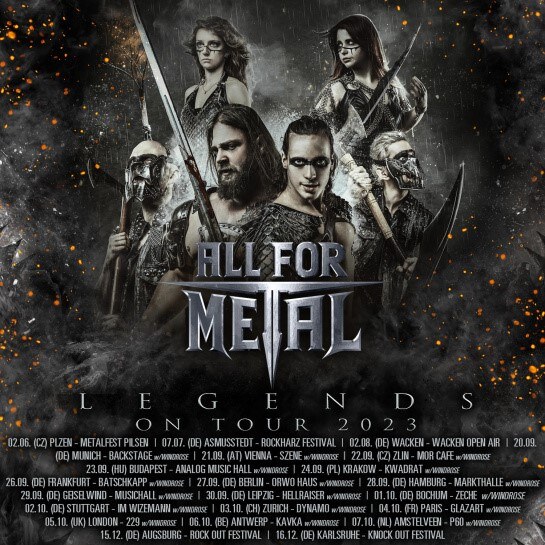 Metal Warriors All For Metal Unleash Epic "Goddess Of War" Music Video