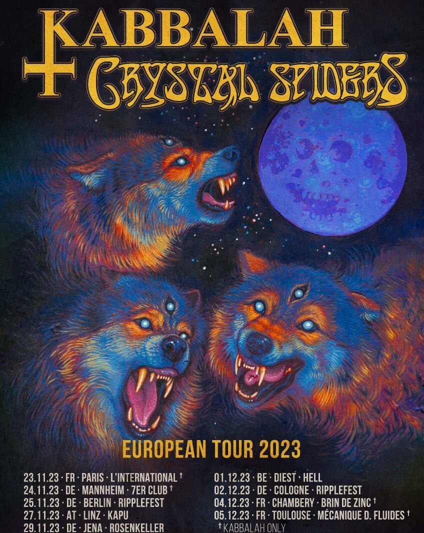 Kabbalah and Crystal Spiders European tour announced!