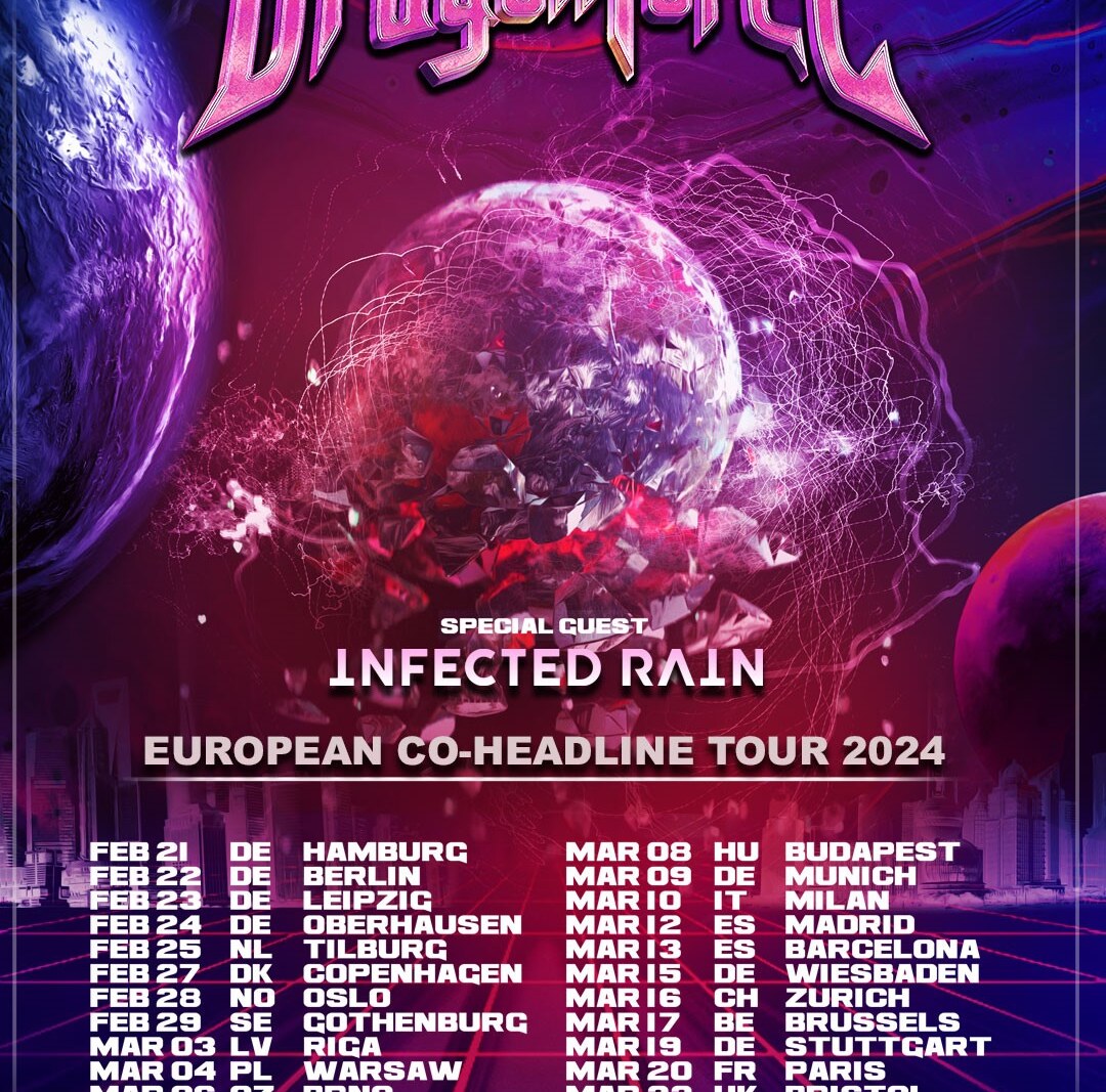 Amaranthe Announce Co-Headline Tour With DRAGONFORCE For Spring 2024