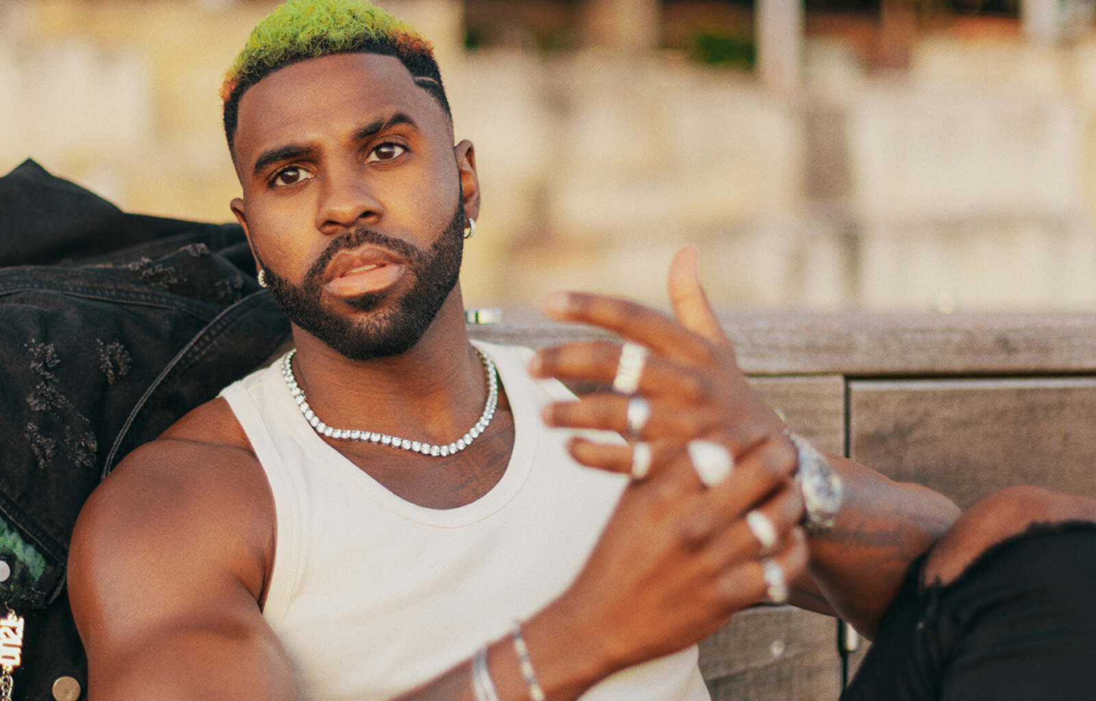 Jason Derulo in februari 2024 naar RTM Stage (Rotterdam Ahoy)