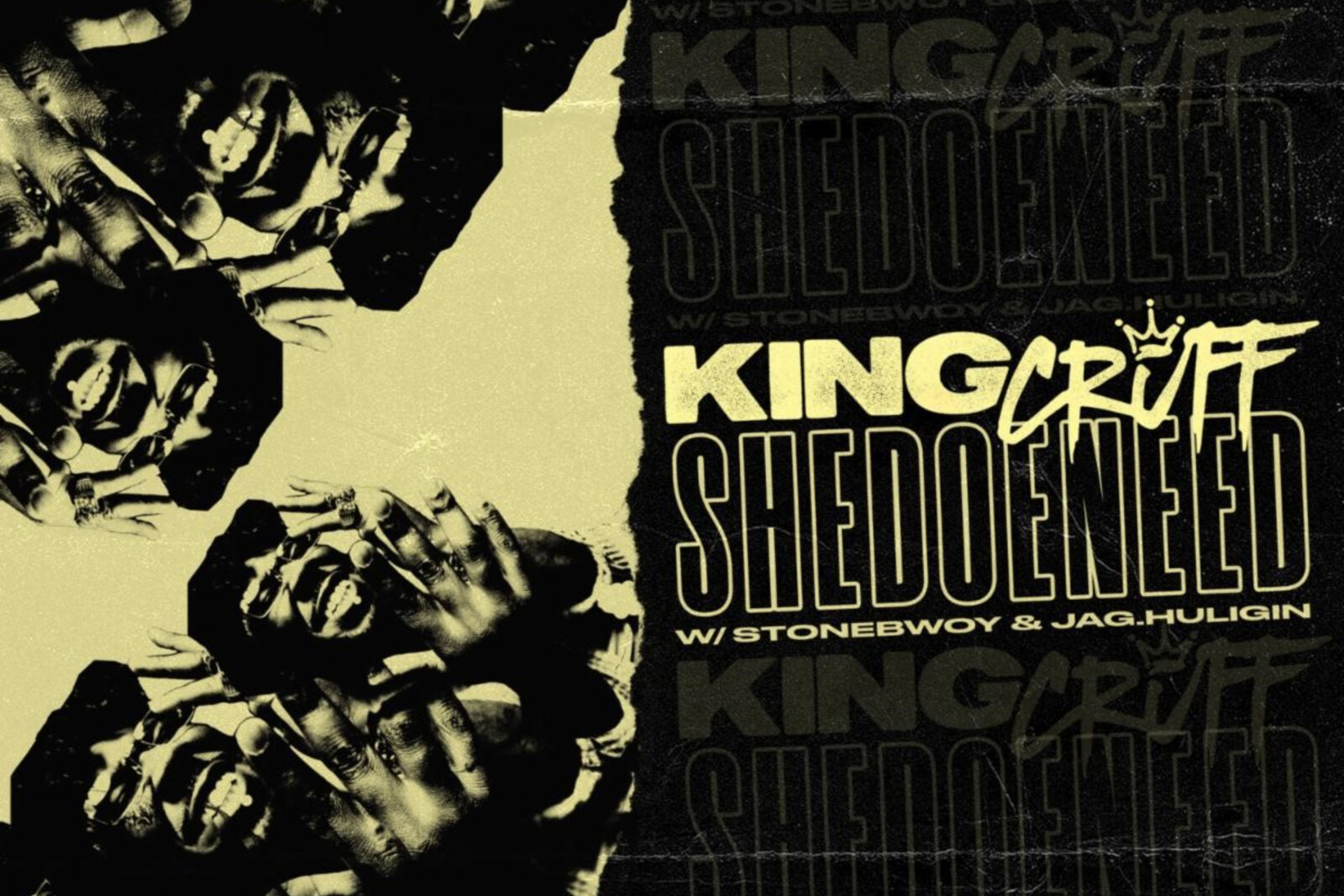 King Cruff drops "SHEDOENEED (feat. Stonebwoy and Jag.Huligin)" single and video