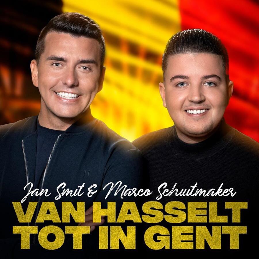Jan Smit en Marco Schuitmaker trekken met een Vlaamse versie ‘Van Hasselt tot in Gent’
