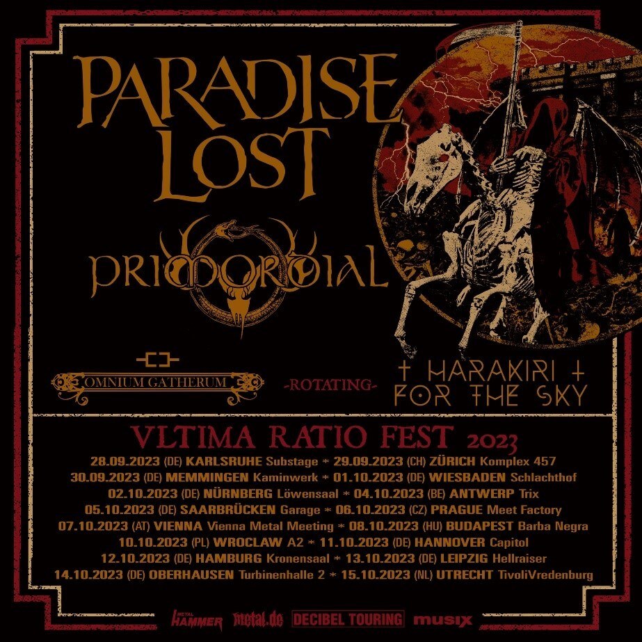 Omnium Gatherum Releases New Video for “Lovelorn” and Starts Ultima Ratio Fest Tour Through Europe