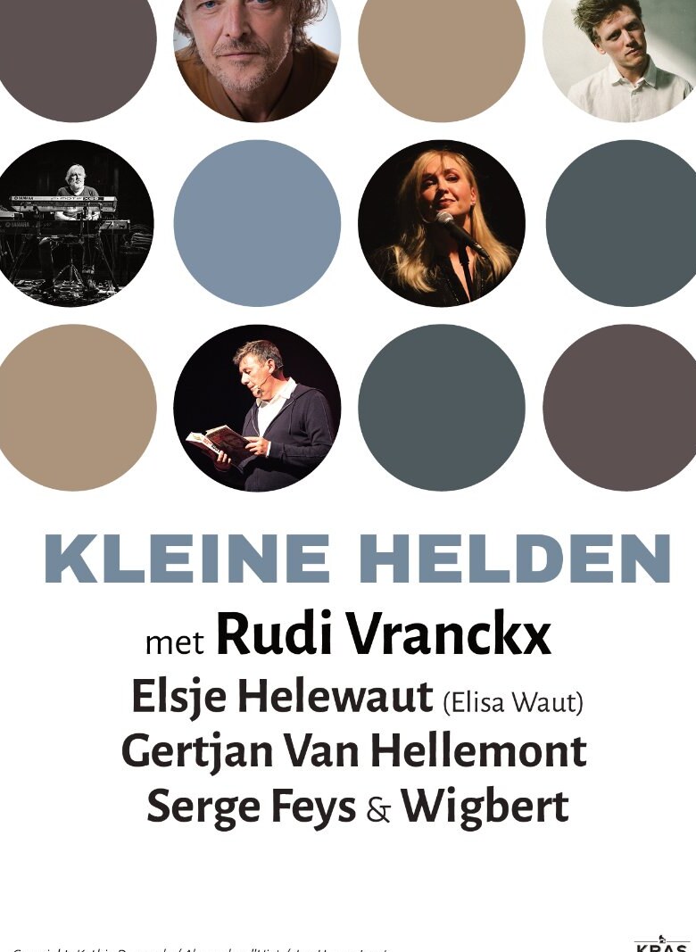 Rudi Vranckx in nieuwe theatervoorstelling KLEINE HELDEN december '23 en januari '24 ! 