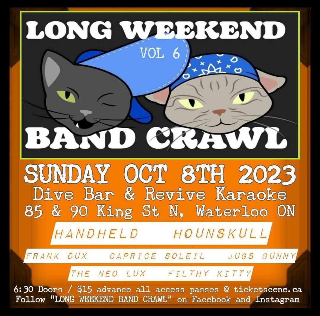Hounskull Announced for Long Weekend Band Crawl In October
