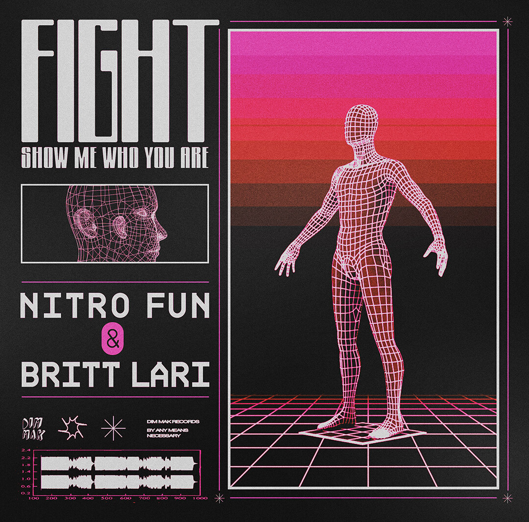 Nitro Fun teams up with Britt Lari on his new dark techno single on Dim Mak (out now)