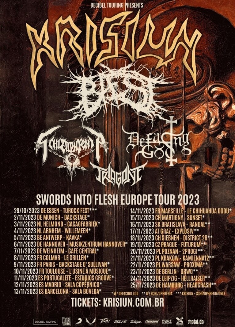 Krisiun Launch “Necronomical” Video; European Tour Starting At The End Of The Month!
