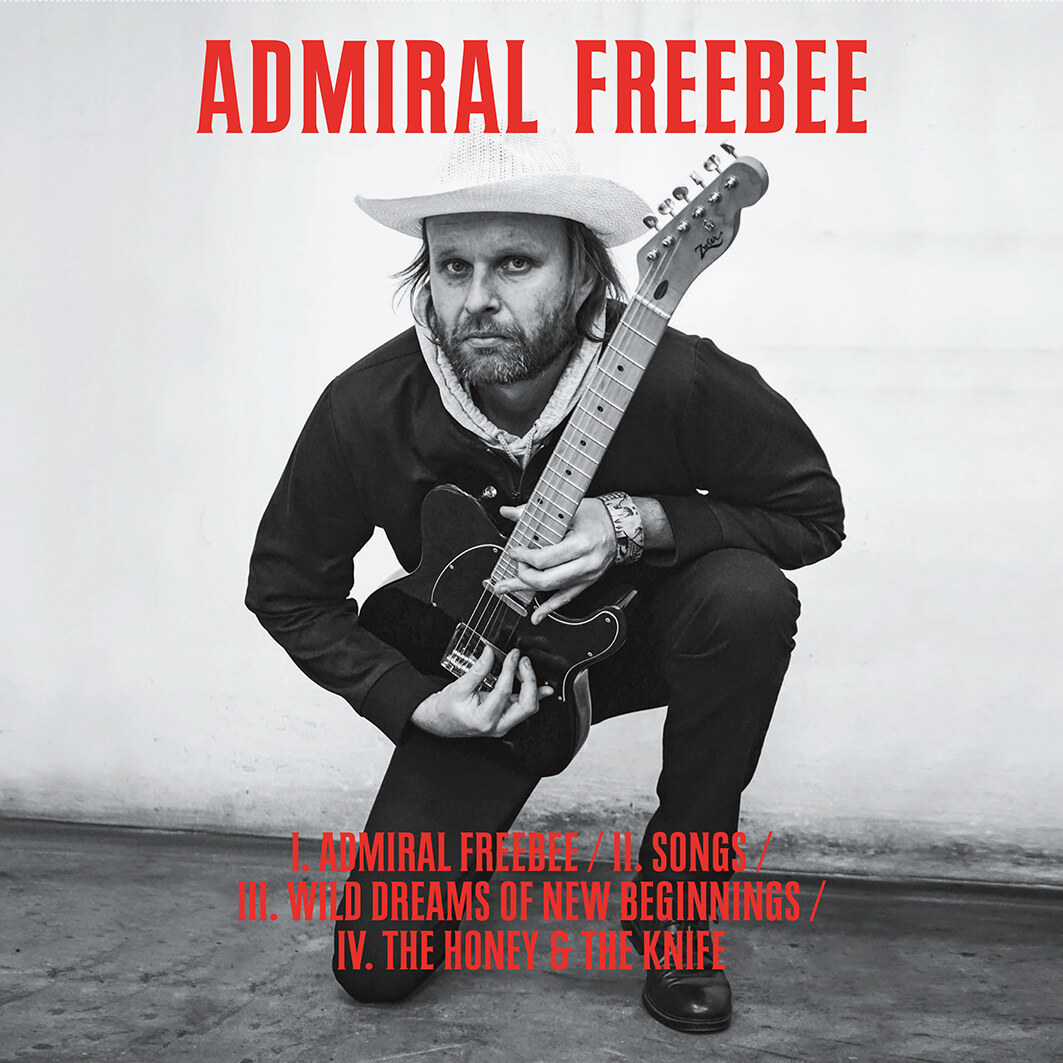 Eerste vier albums van Admiral Freebee verzameld op LP en CD in speciale boxset