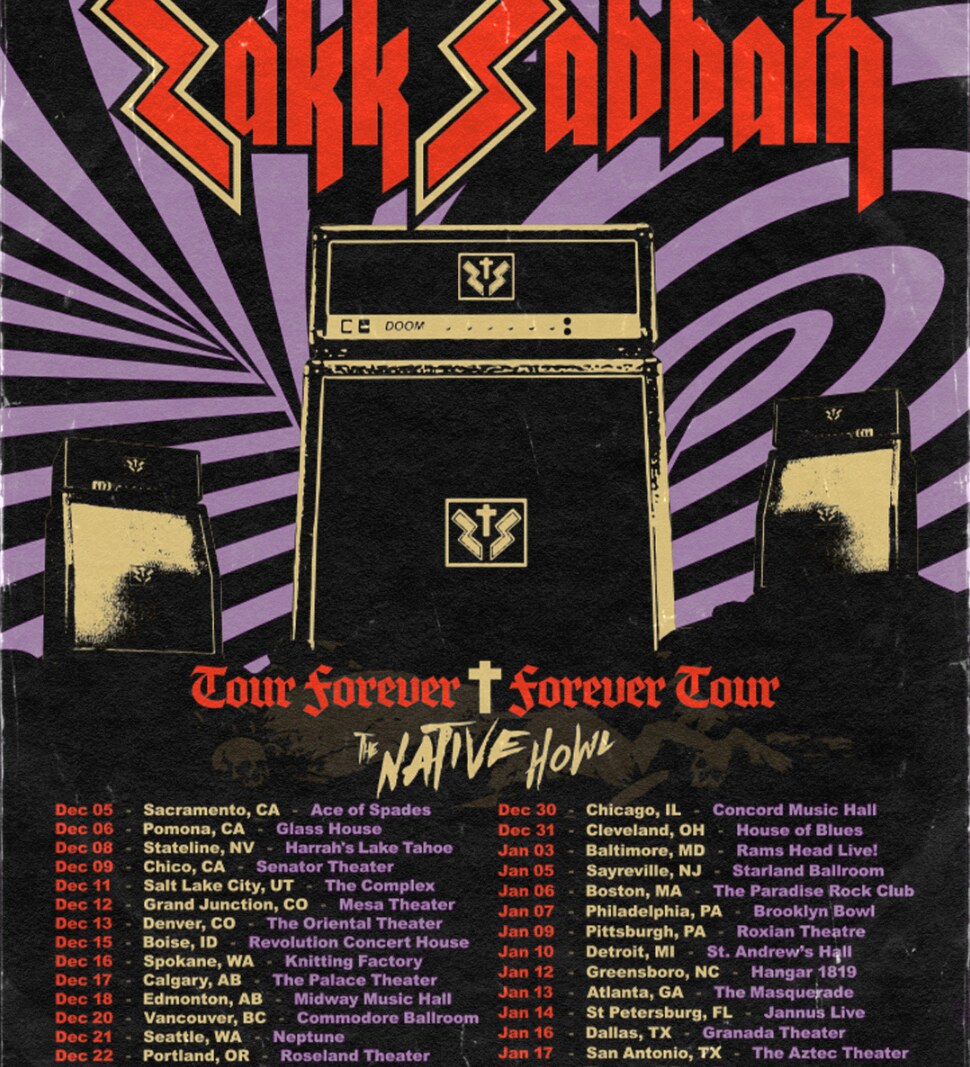 Zakk Sabbath announce US tour and new 7-inch single
