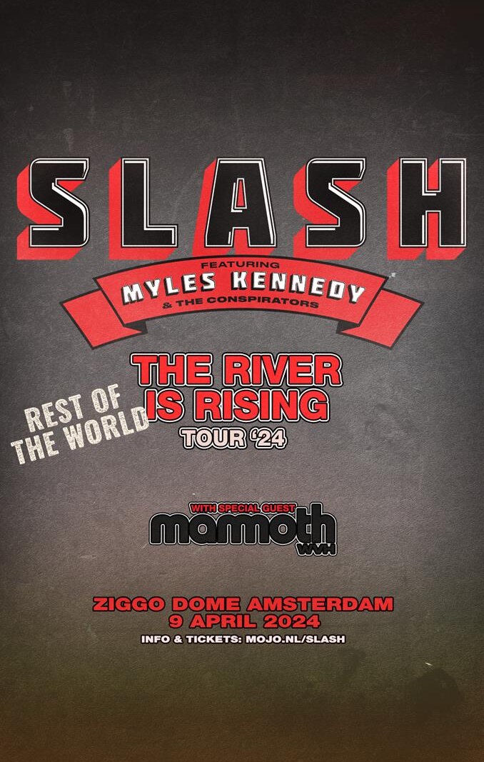 SLASH ft. Myles Kennedy & The Conspirators op 24 februari naar AFAS Live