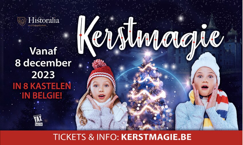 Betoverend spektakel 'Kerstmagie' strijkt opnieuw neer in 8 Belgische kastelen 