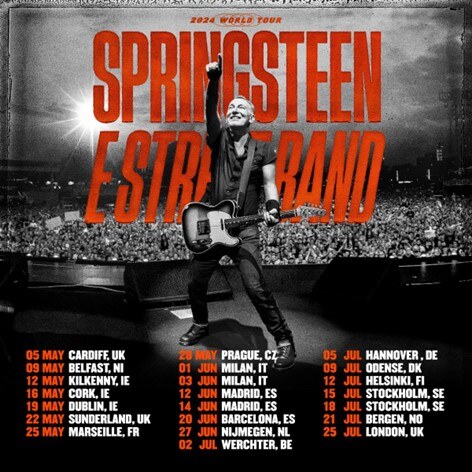Bruce Springsteen and The E Street Band op 27 juni in Goffertpark