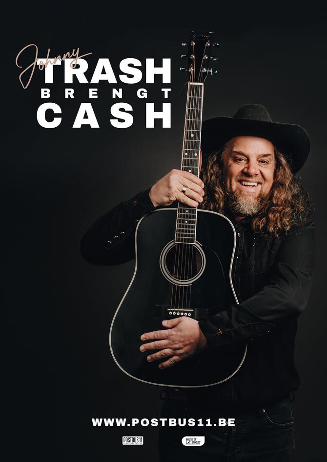 Comedian en countryzanger Johnny Trash duikt vanaf december de theaters in met ‘Trash Brengt Cash’
