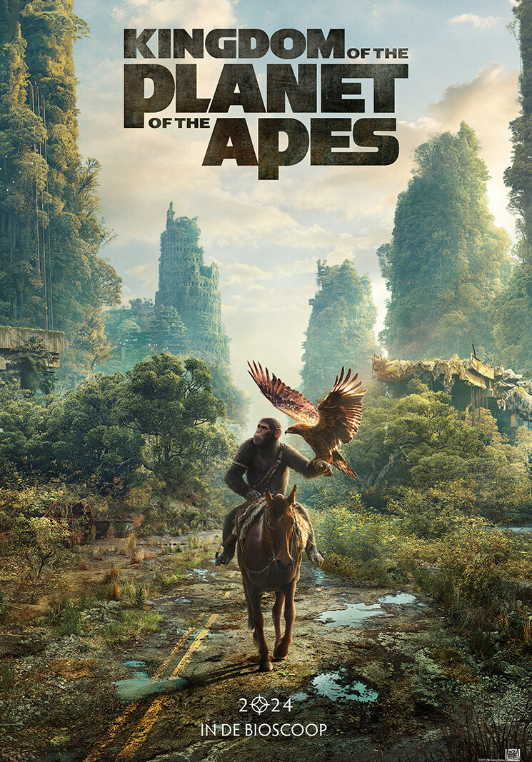 Ontdek de nieuwe trailer en poster voor "Kingdom of the Planet of the Apes"