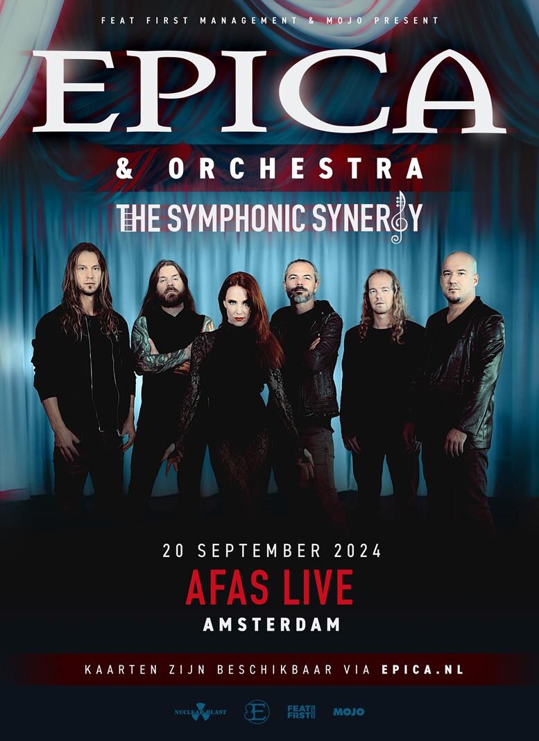 Metalband Epica kondigt twee ‘The Symphonic Synergy’ concerten aan met symfonie-orkest en koor