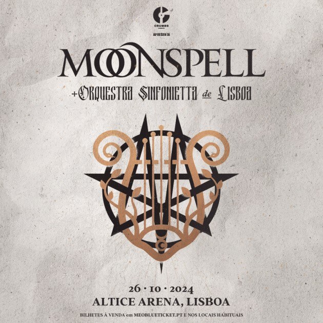 Moonspell announces their first-ever Arena Headline Show in Lisbon!