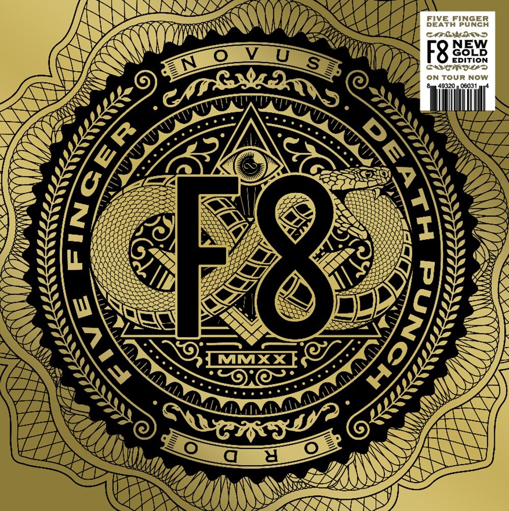 Five Finger Death Punch Globally Release Gold Vinyl Reissue And Cassette Of Acclaimed Eighth Studio Album “F8”