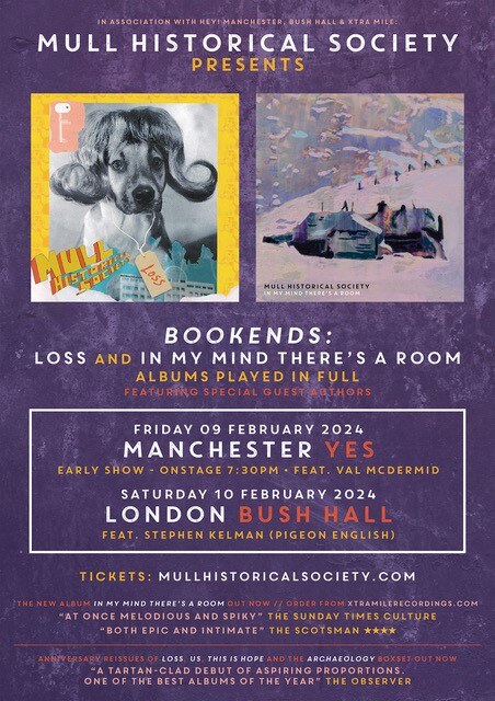 Mull Historical Society Announces special UK Shows for 2024 || + Releases "Not Enough Sorry" 