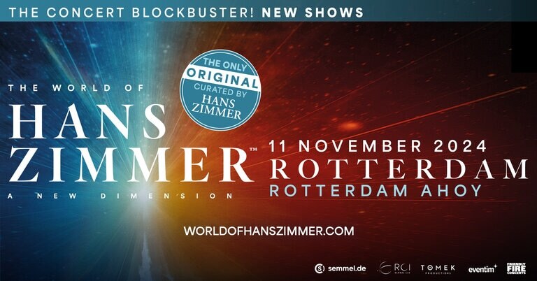 The World Of Hans Zimmer komt ook naar Rotterdam Ahoy