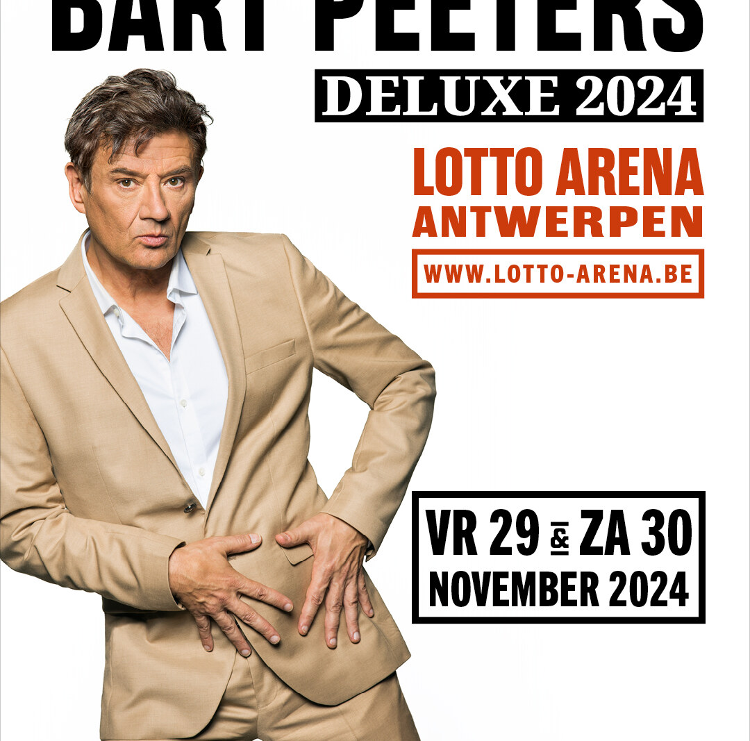 Bart Peeters Deluxe in 2024 opnieuw in Lotto Arena
