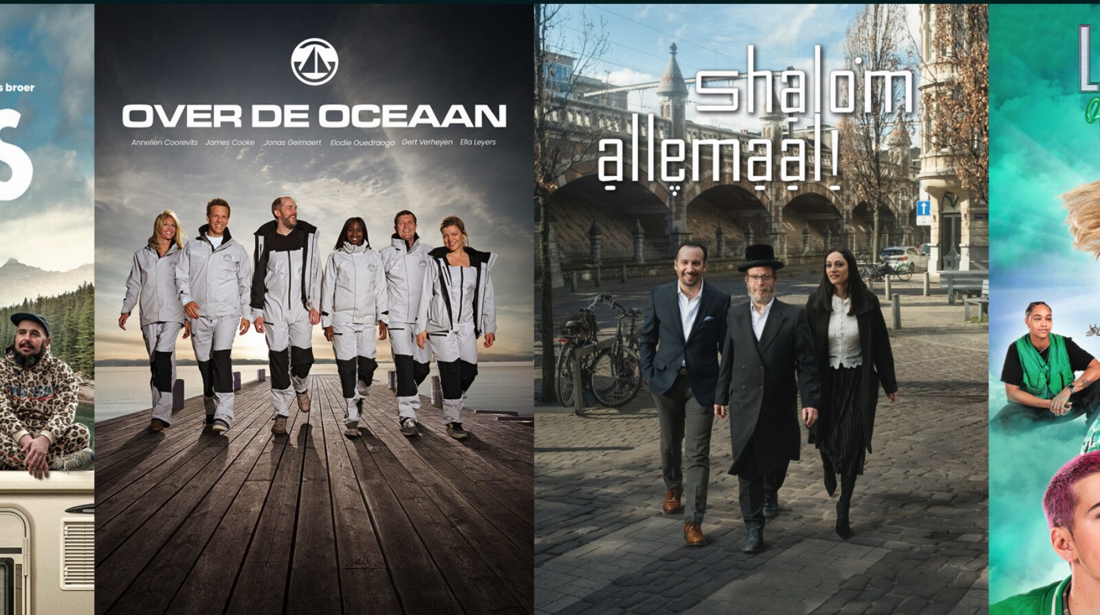 Met Boris, Over de Oceaan, Liefdestips aan mezelf en Shalom Allemaal! maken vier programma’s van Play Media kans op de Ha! Van Humo