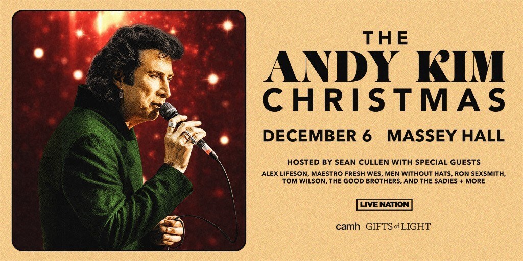 The Andy Kim Christmas Announces Special Performers For Toronto's Massey Hall December 6 