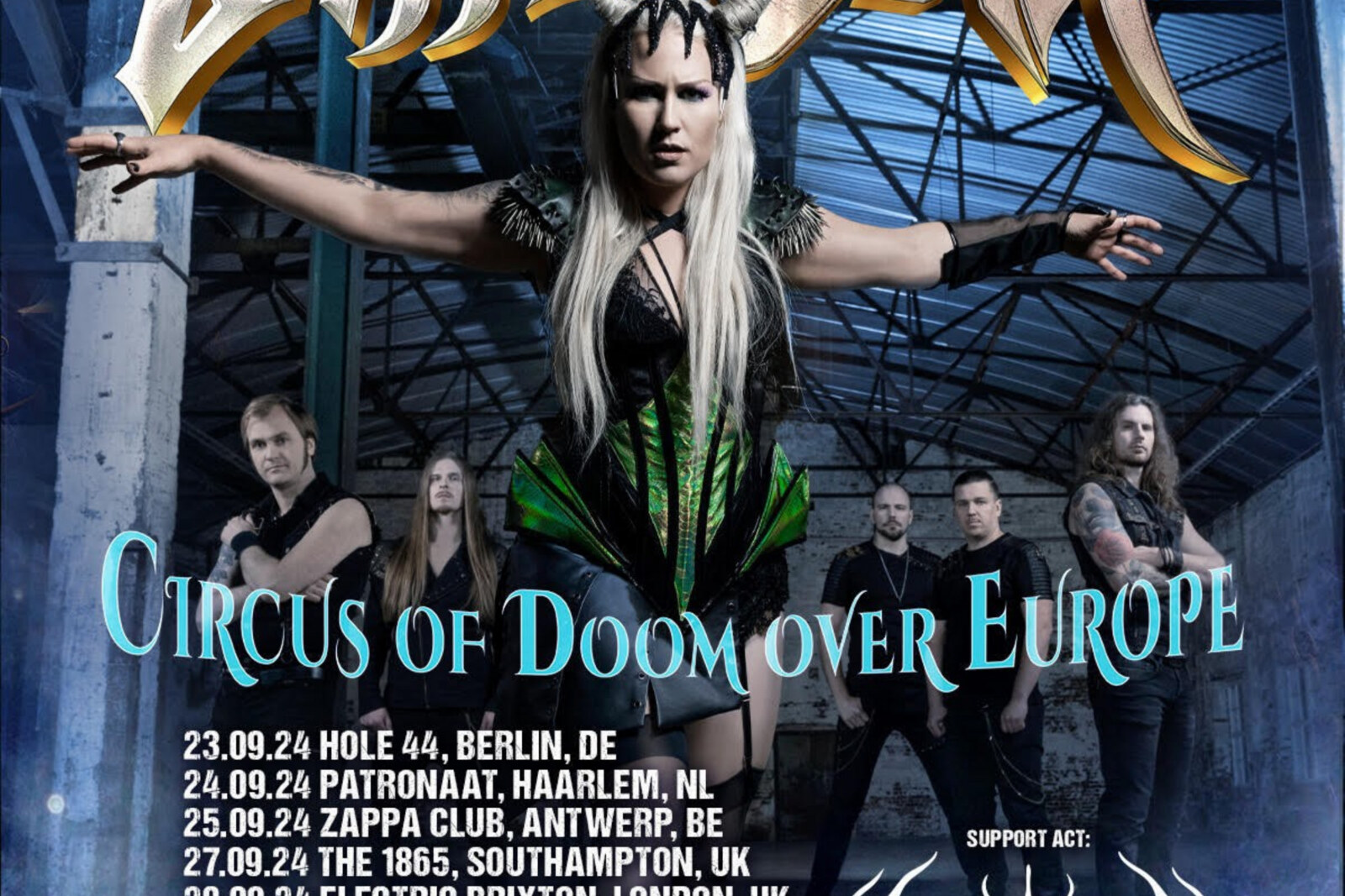 Battle Beast announce re-scheduled EU tour dates for 2024