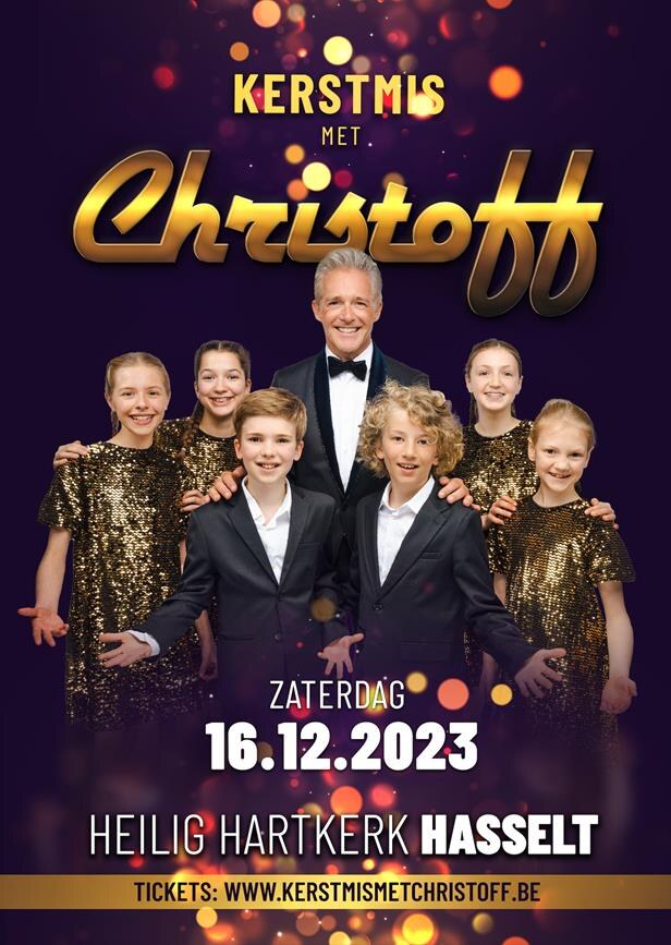 Kerstkoning Christoff met jeugdkoor Scaletta in de Heilig Hartkerk Hasselt