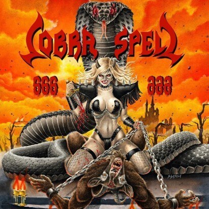 80s Glam Metal Unit COBRA SPELL Lure with Third Single “Warrior From Hell”