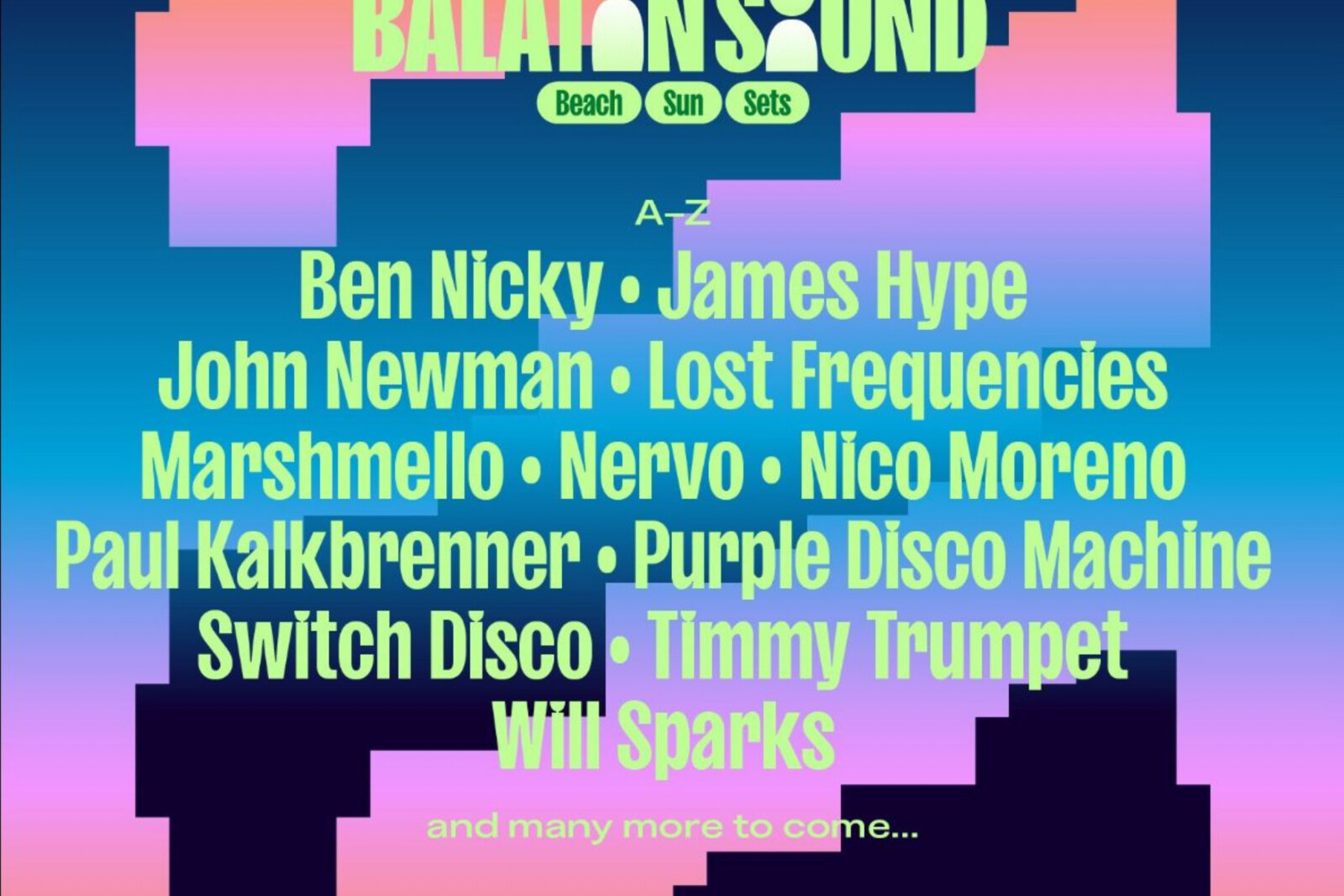 Lost Frequencies, Paul Kalkbrenner en Timmy Trumpet naar Heineken Balaton Sound