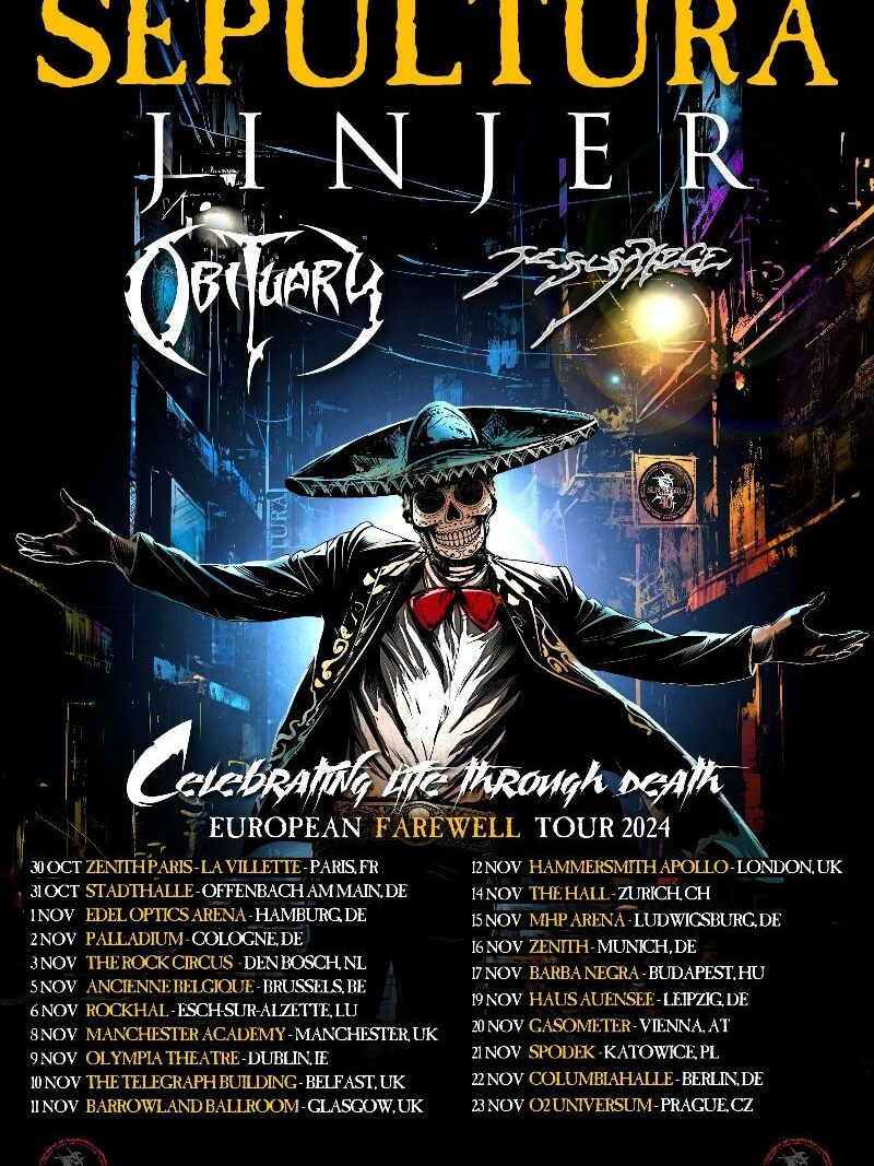 Jinjer: Special Guest on Sepultura’s EU/UK Farewell Tour 2024