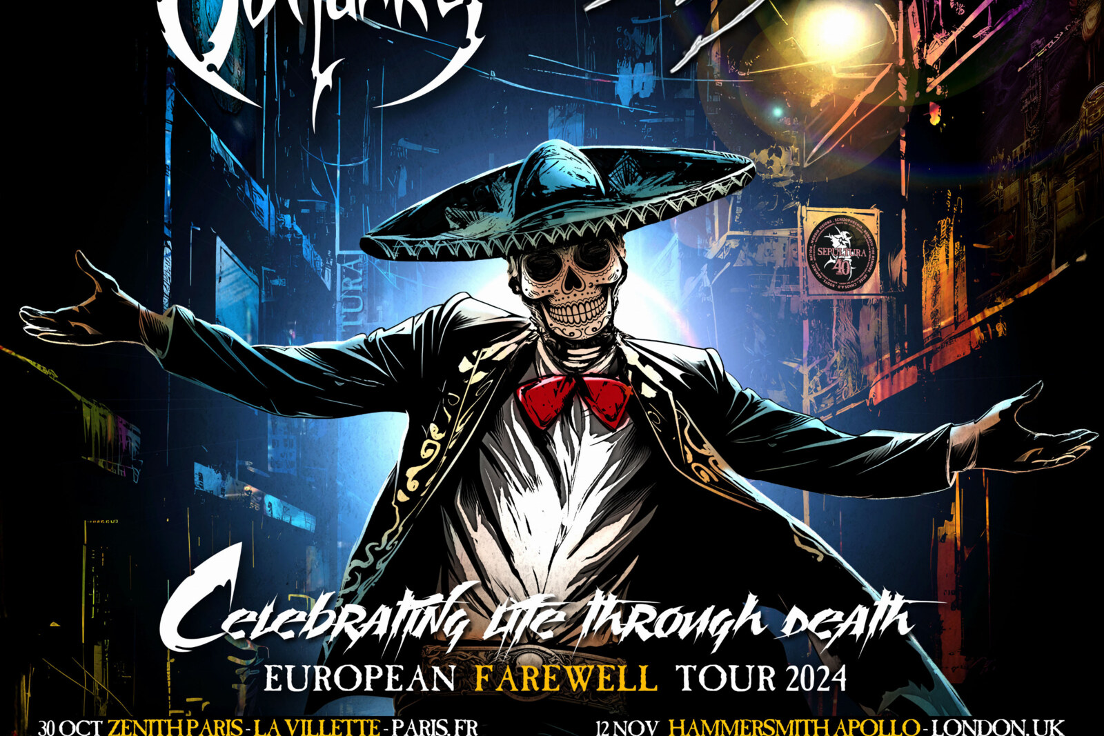 Sepultura announce 40 years farewell European tour 'Celebrating Life Through Death'