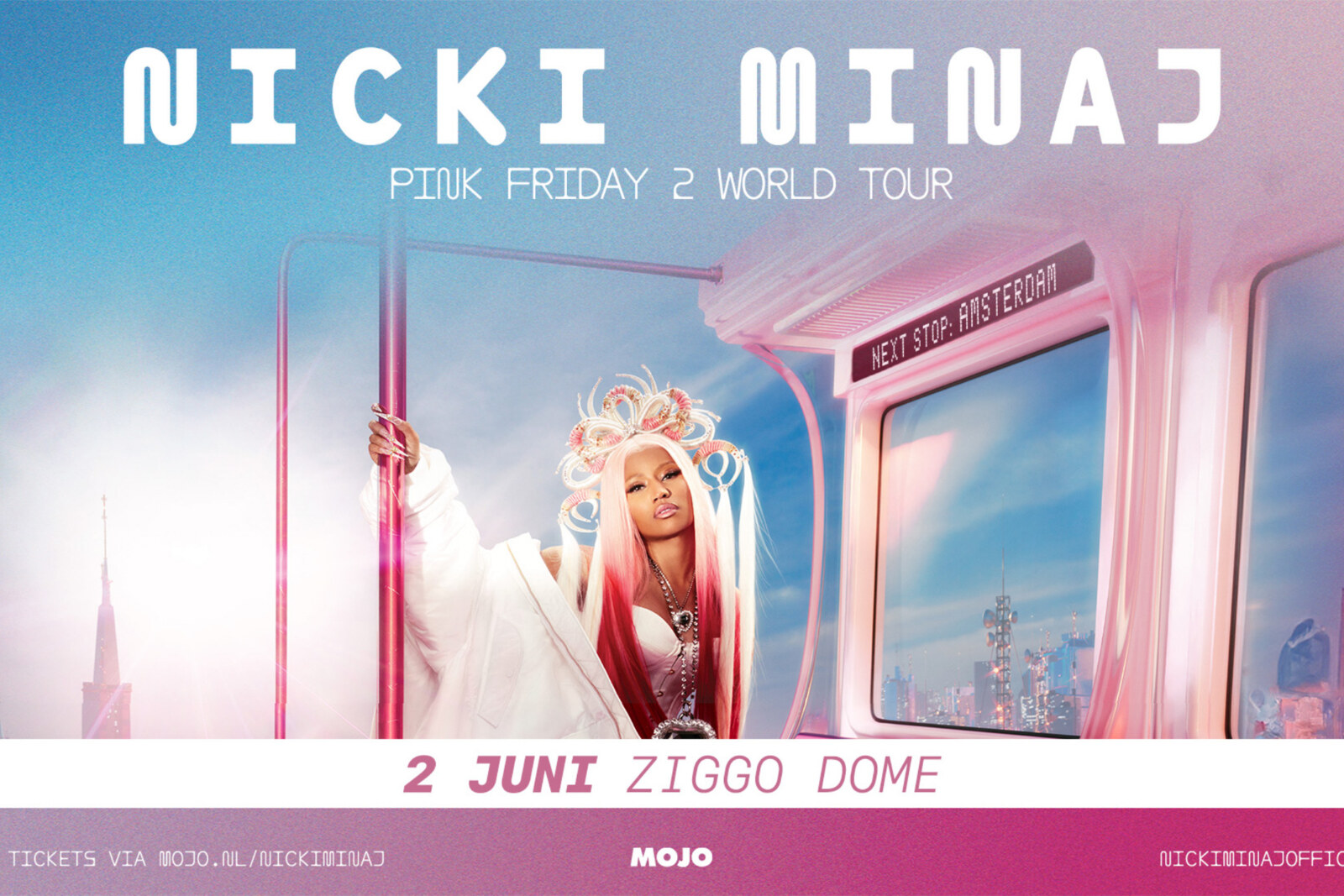 Nicki Minaj brengt de Pink Friday 2 World Tour naar Ziggo Dome op zondag 2 juni