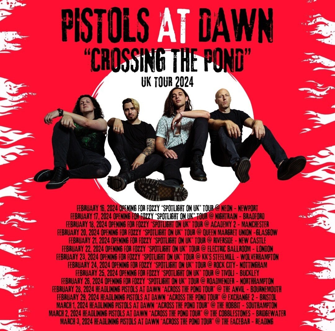 Pistols at Dawn Delivers Their Rendition of 'Last Christmas' for the Festive Season!"; UK Tour with FOZZY in February 2024!