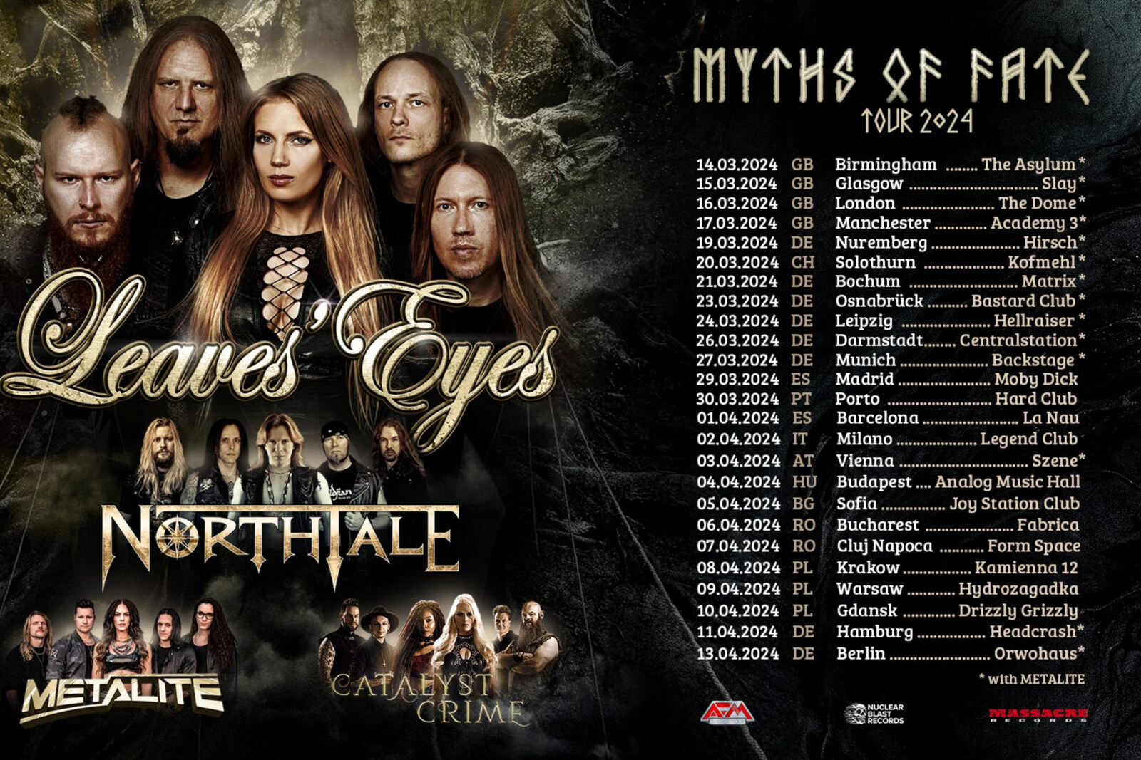 Northtale announce European tour dates for 2024
