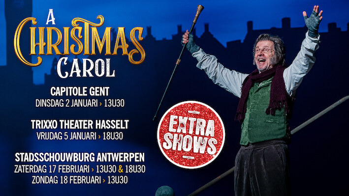 Extra shows voor ‘A Christmas Carol' met Lucas Van den Eynde