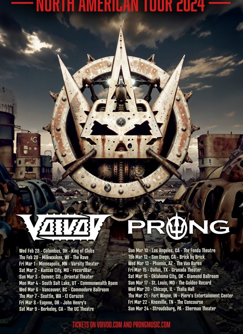 Voivod and Prong Join Forces On Upcoming North American Co-Headline Tour