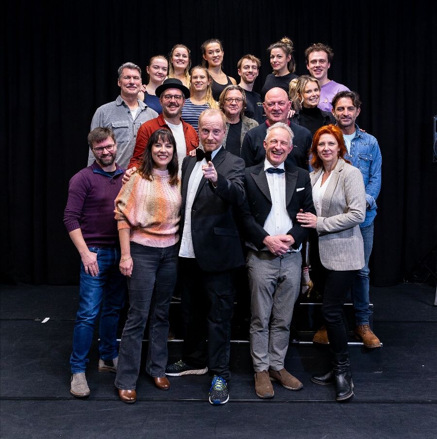 Repetities van Gaston & Leo - De Hommage Musical - gaan laatste rechte lijn naar het theater in