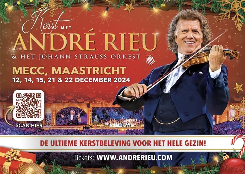 Extra kerstconcerten André Rieu in MECC Maastricht op 21 en 22 december 2024