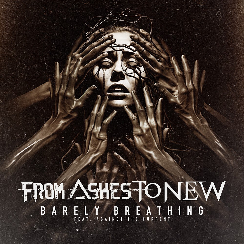 From Ashes To New Release Gripping New Song “Barely Breathing” Feat. Against The Current Out Today Via Better Noise Music
